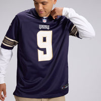 Minnesota Vikings J.J McCarthy Nike Purple 2026 Rivalries Collection Game Jersey