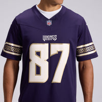 Minnesota Vikings T.J. Hockenson Nike Purple 2026 Rivalries Collection Printed Limited Jersey