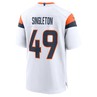 Denver Broncos Alex Singleton White jersey – view 3