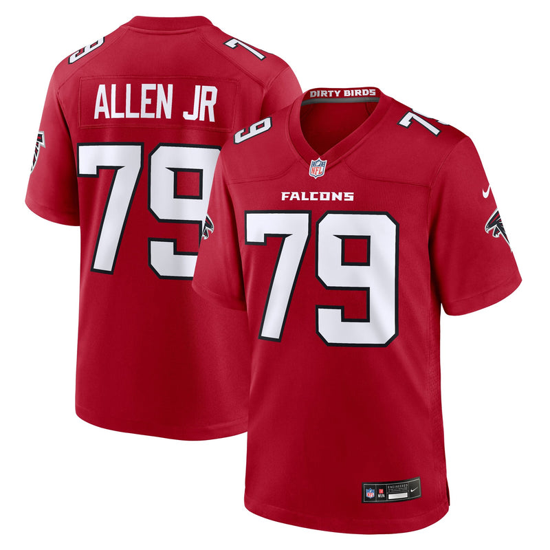 Atlanta Falcons Carlos Allen Jr. Red jersey – view 1