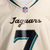Jacksonville Jaguars Brian Thomas Jr. Nike Natural 2026 Rivalries Collection Game Jersey