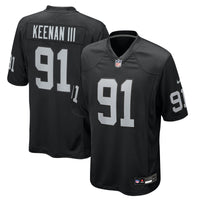 Las Vegas Raiders Tim Keenan III Black jersey – view 1