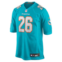 Miami Dolphins Carlos Washington Jr. Aqua jersey – view 4