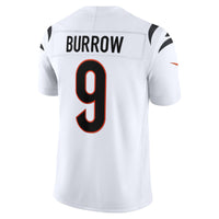 Cincinnati Bengals Joe Burrow Nike White Vapor F.U.S.E. Printed Limited Jersey