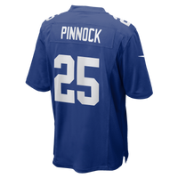 New York Giants Jason Pinnock Nike Royal Team Game Jersey