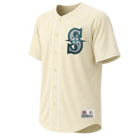 Seattle Mariners Stitches Cream Fashion Jersey