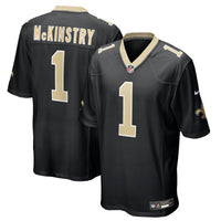 New Orleans Saints Ga’Quincy McKinstry Black jersey – view 1