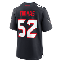 Houston Texans Xavier Thomas Nike Navy Team Game Jersey