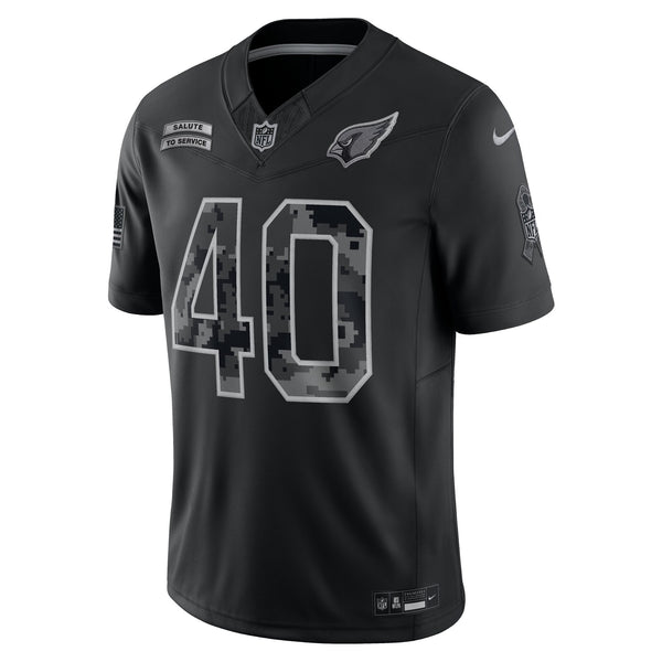 Arizona Cardinals Pat Tillman Nike Black 2026 Salute to Service Retired Player Printed Limited Jersey