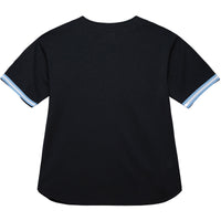 North Carolina Tar Heels Mitchell & Ness On The Clock Full-Button Fashion Jersey - Black