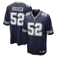 Dallas Cowboys Tyler Booker Nike Navy Team Game Jersey