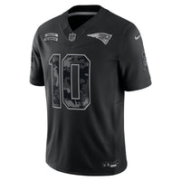 New England Patriots Drake Maye Black jersey – view 2