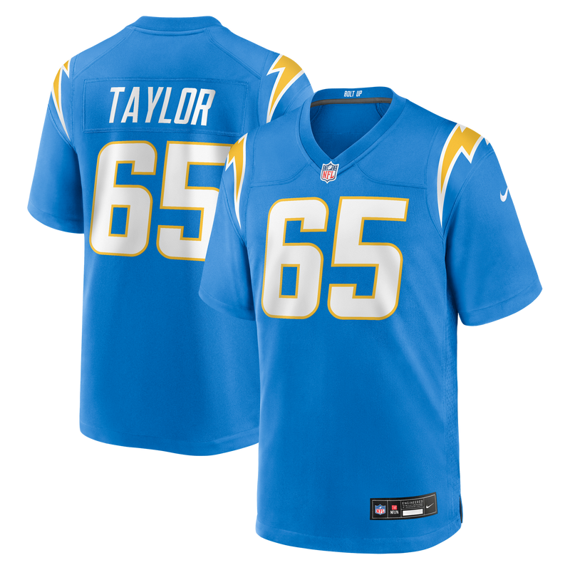 Los Angeles Chargers Logan Taylor Nike Powder Blue Team Game Jersey