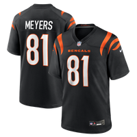 Cincinnati Bengals Dohnte Meyers Nike Black Team Game Jersey