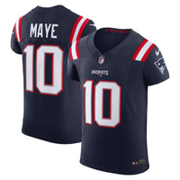 New England Patriots Drake Maye Navy jersey – view 1