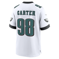 Philadelphia Eagles Jalen Carter Nike White Game Jersey