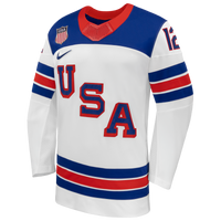 US Hockey Matthew Boldy Nike White 2026 Away Replica Jersey