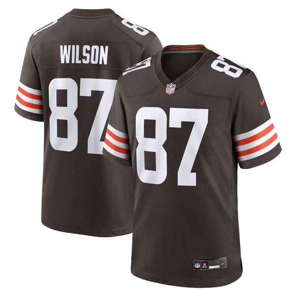 Cleveland Browns Kole Wilson Nike Brown Team Game Jersey
