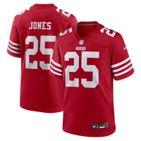 San Francisco 49ers Jack Jones Nike Scarlet Team Game Jersey