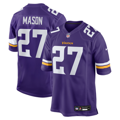 Minnesota Vikings Jordan Mason Nike Purple Team Game Jersey