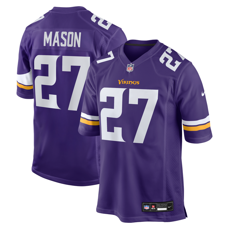Minnesota Vikings Jordan Mason Nike Purple Team Game Jersey