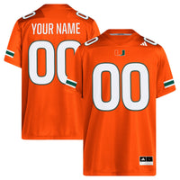 Miami Hurricanes adidas Orange jersey – view 2