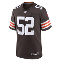 Cleveland Browns Parker Brailsford Brown jersey – view 4
