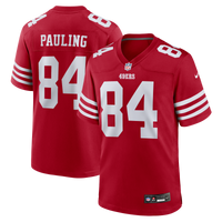 San Francisco 49ers Will Pauling Nike Scarlet Team Game Jersey