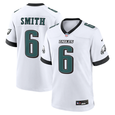 Philadelphia Eagles DeVonta Smith Nike White Game Jersey