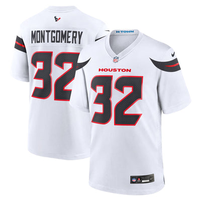Houston Texans David Montgomery Nike White Game Jersey