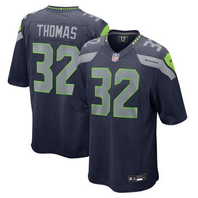 Seattle Seahawks Drake Thomas Nike College Navy Team Game Jersey