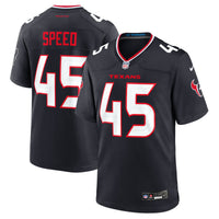 Houston Texans E.J. Speed Nike Navy Team Game Jersey