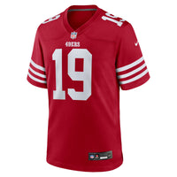 San Francisco 49ers Deebo Samuel Sr Nike Scarlet Team Game Jersey