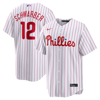 Philadelphia Phillies Kyle Schwarber Nike White Home Replica Jersey