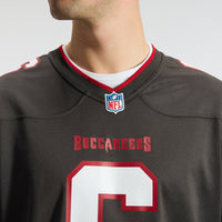 Tampa Bay Buccaneers Baker Mayfield Nike Pewter Alternate Game Player Jersey