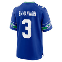 Seattle Seahawks Nick Emmanwori Nike Royal Alternate Game Player Jersey