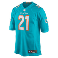 Miami Dolphins Kevin Coleman Aqua jersey – view 4