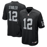 Las Vegas Raiders Ken Stabler Nike Black Game Retired Player Jersey