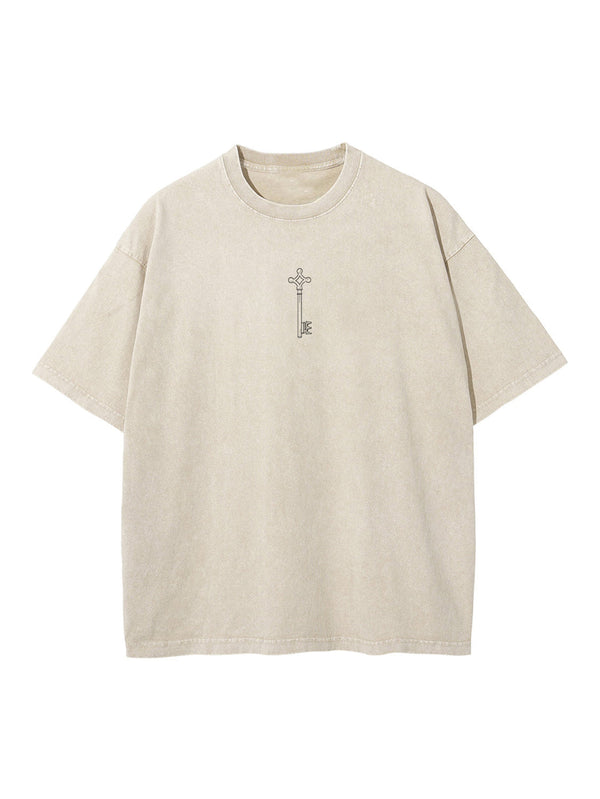 Beige t-shirt with Ymir Fritz Attack On Titan Freedom graphic – photo 2