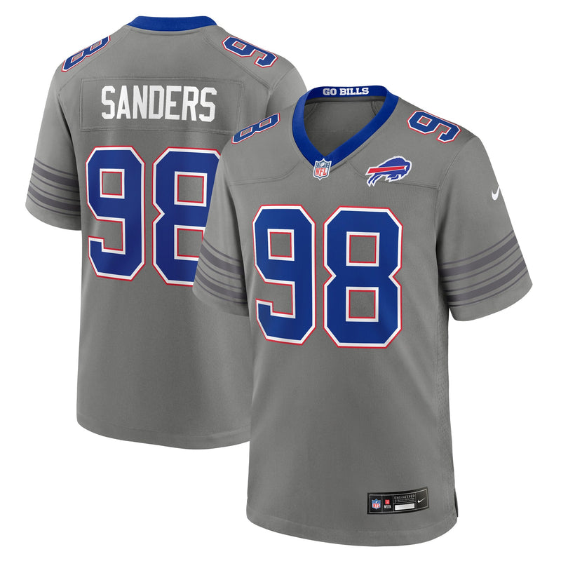 Buffalo Bills T.J. Sanders Gray jersey – view 1