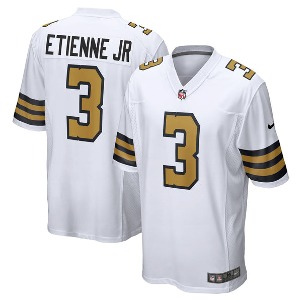 New Orleans Saints Travis Etienne Jr Nike White Game Player Jersey