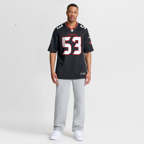 Houston Texans Chris Braswell Nike Navy Team Game Jersey