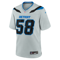 Detroit Lions Penei Sewell Nike Silver 2026 Rivalries Collection Game Jersey