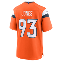 Denver Broncos D.J. Jones Nike Orange Team Game Jersey
