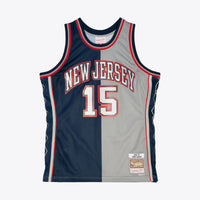 New Jersey Nets Mitchell & Ness Vince Carter 2006 Split Swingman Jersey - Blue/Grey