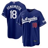 Los Angeles Dodgers Yoshinobu Yamamoto Royal jersey – view 2