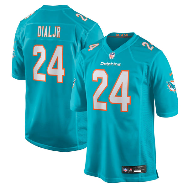 Miami Dolphins Marcellas Dial Jr. Nike Aqua Team Game Jersey