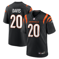 Cincinnati Bengals Tacario Davis Nike Black Team Game Jersey