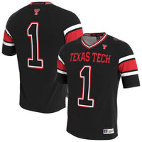 Texas Tech Red Raiders GameDay Greats Lightweight Collegiate Football Blackout Fashion Jersey - Black