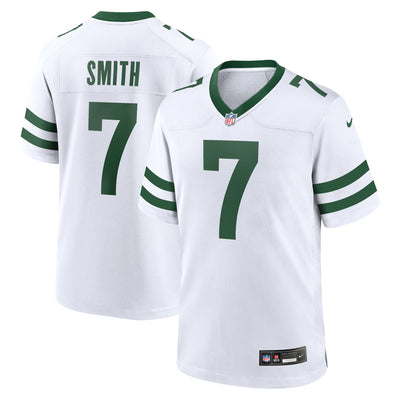 New York Jets Geno Smith Nike Legacy White Game Jersey